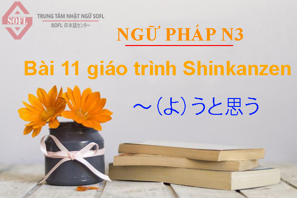 [NGỮ PHÁP N3] – Bài 11 giáo trình Shinkanzen: ～（よ）うと思う
