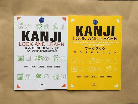 Sách luyện hán tự Kanji look and learn 