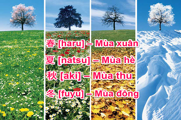 Các mùa trong tiếng Nhật