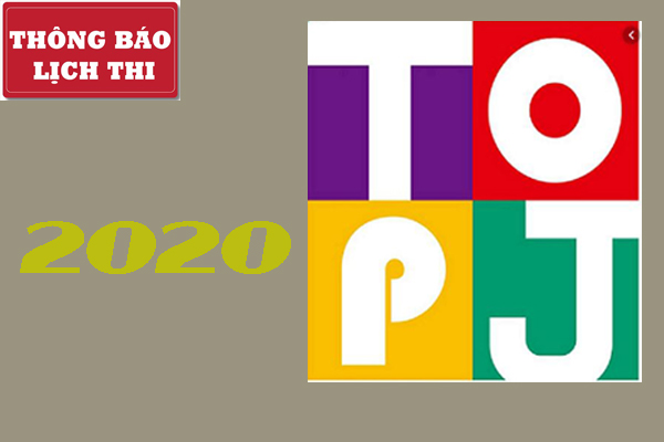 Lịch thi TopJ 2020