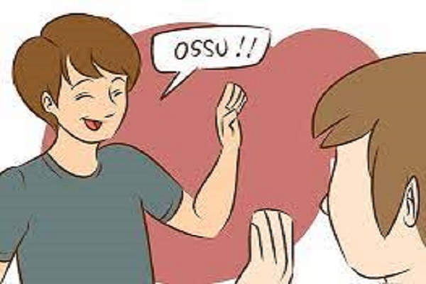 Osu - Cách chào thân thiện của 2 người đàn ông