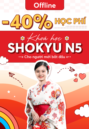 Khóa học tiếng Nhật N5 cho người mới bắt đầu