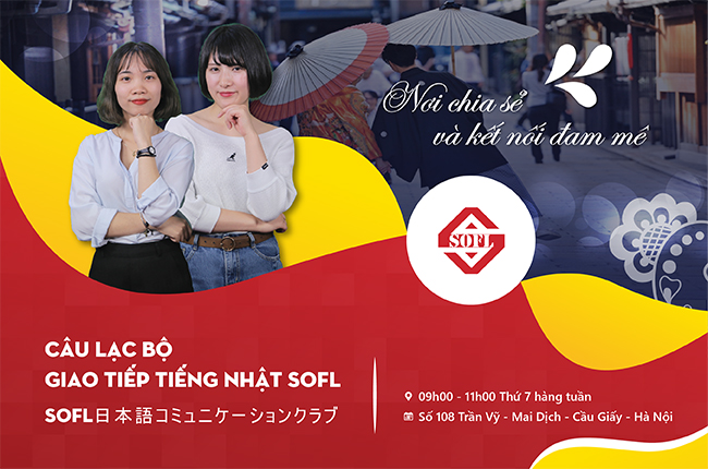 CLB giao tiếp tiếng Nhật SOFL – “Nơi sẻ chia và kết nối đam mê”